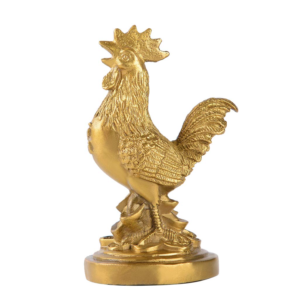 Amazon.com: BRASSTAR Brass Feng Shui Statue Auspicious Rooster